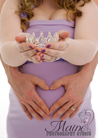 Maternity Portrait with crown